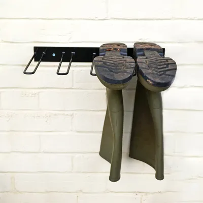 wall mounted welly boot rack