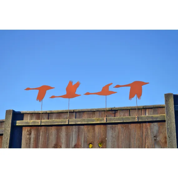 Geese Garden Art