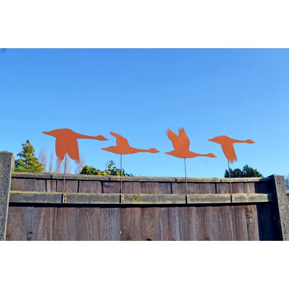 Geese Garden Art