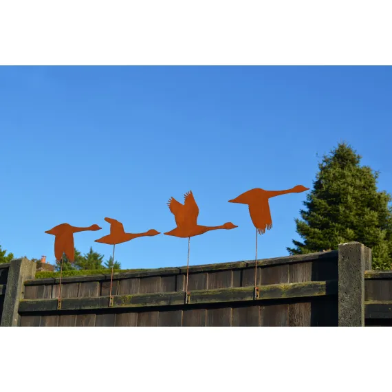 Geese Garden Art